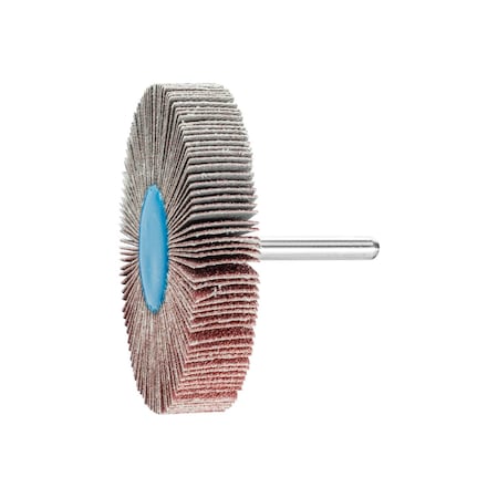 Pferd 3" x 1/2" Mounted Flap Wheel - 1/4" Shank - Ceramic oxide - 120 Grit 10PK 45459